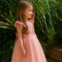 Helena In Dusty Rose ~ Luxurious Flower Girl Or Party Dress, thumbnail 6 of 6