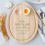 Personalised Wooden Egg Cellent Egg Board, thumbnail 2 of 4