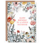 Meadow Plants Flowers Birthday Her Daughter Card, thumbnail 1 of 4