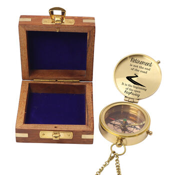 Personalised Compass Gift For Retirement, 5 of 11