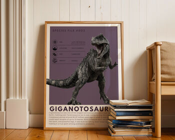 Giganotosaurus | Dinosaur Art Print, 5 of 8