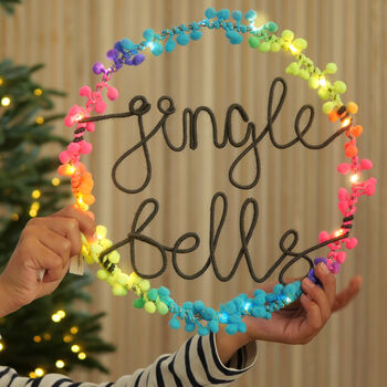 Jingle Bells Wreath Light, 2 of 11