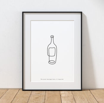 Personalised 'Wine Lovers' Wine Print, 2 of 11