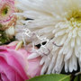 Sterling Silver Handwriting Bridal Bouquet Charm, thumbnail 3 of 5