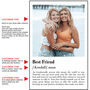 Personalised Best Friend Plaque Photo Custom Message, thumbnail 2 of 3
