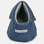 Navy Quilted Pet Carrier, thumbnail 4 of 4