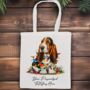 Personalised Basset Hound In Christmas Lights, thumbnail 9 of 10