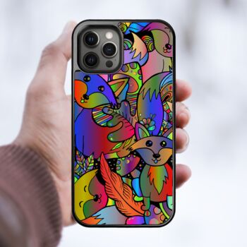 Psychedelic Fox iPhone Case, 2 of 4