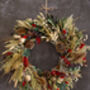 Dried Flower Door Wreath. Country Cottage, thumbnail 6 of 6