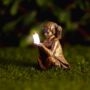 Solar Boy And Girl Garden Firefly Jar Outdoor Ornament, thumbnail 3 of 12