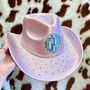 Pink Disco Ball Cowgirl Hat, thumbnail 2 of 3