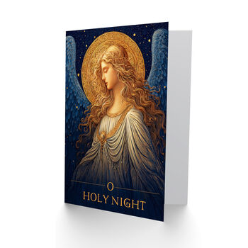 O Holy Night Roman Style Angel Christmas Card, 2 of 4