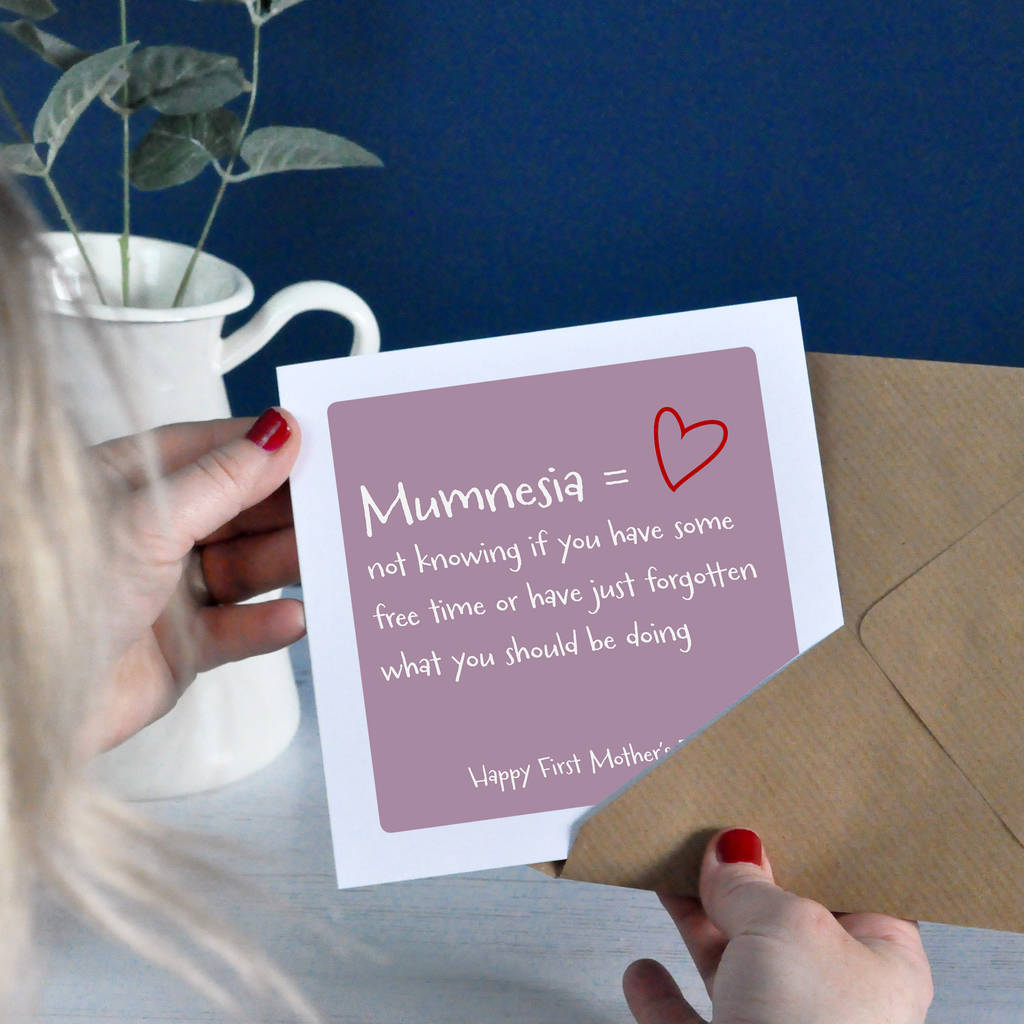 Mother's Day Card: Mumnesia, 1 of 3