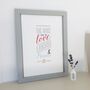 Love And Prosecco Framed Artwork, thumbnail 2 of 4