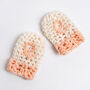 Personalised Baby Hat And Mittens Easy Crochet Kit, thumbnail 5 of 11