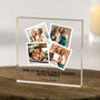 Personalised Friendship Photo Collage Acrylic Block, thumbnail 1 of 3