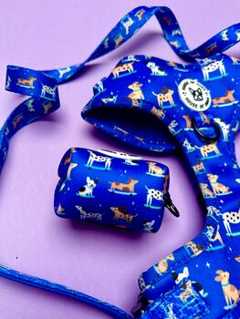 Skateboarding Dogs Waste Bag Holder Poo Bag Dispenser, 2 of 5