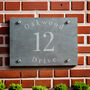 Personalised Slate House Sign, thumbnail 1 of 3