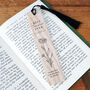 Oak Bookmark 'Thank You For Helping Me Grow' | Reading | Book Lover | Book Accessory | Love Reading | Best Teacher | Teacher Gift, thumbnail 1 of 2
