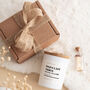Funny Vegan Soy Wax Candle Gift Set For Dad, thumbnail 1 of 10