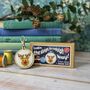 Leading The Sleigh, The Rudolph Way! Christmas Mini Matchbox Cross Stitch Kit, thumbnail 1 of 5