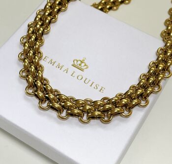 Golden Links Necklace, 3 of 4