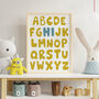 Children's Alphabet 'Hi' Typography Print, thumbnail 4 of 6