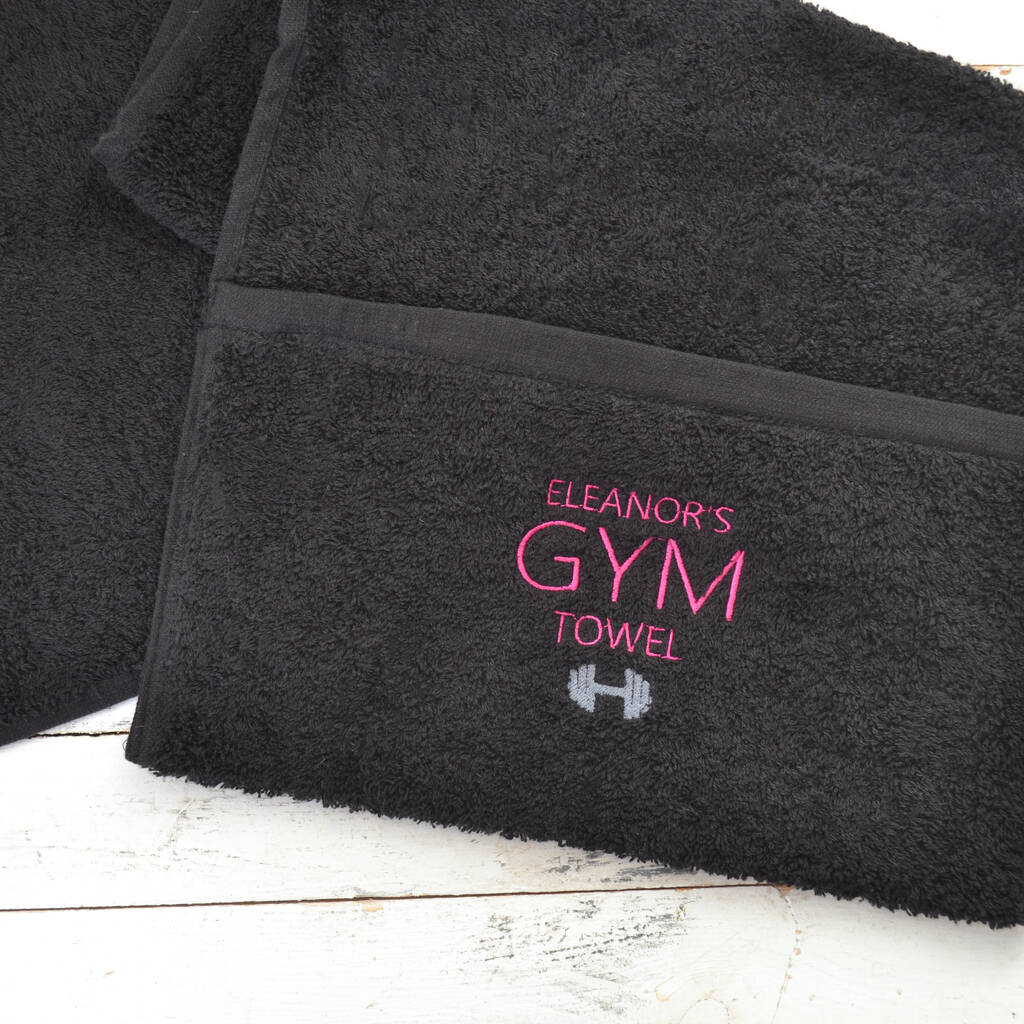 Personalised Gym Towel With Zip Pocket By Solesmith