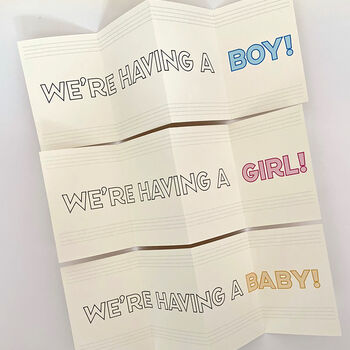 We're Having A Baby Card, 5 of 5