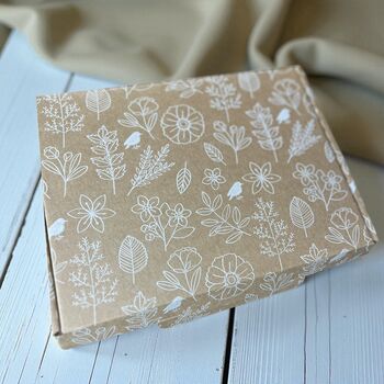 Christmas Soap Gift Box Containing Six Large Soap Bars, 2 of 5