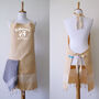 Personalised Cotton Apron, Tea Towels, Sustainable Gift, thumbnail 10 of 11