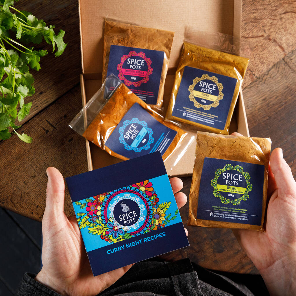 Letterbox Curry Night Kit By Spice Pots