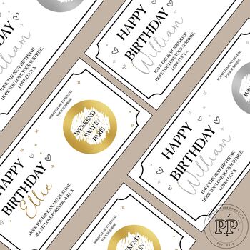 Personalised Birthday Surprise Scratch To Reveal Voucher, 5 of 5