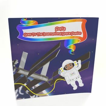 Super Personalised Book For Children Going Into Space, 5 of 6