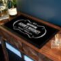 Personalised Vintage Whiskey Bar Mat, thumbnail 2 of 4