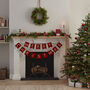Gold Metal Christmas Tree Wreath Hanger, thumbnail 4 of 4