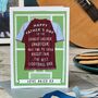 Father's Day Football Shirt Card, thumbnail 3 of 9