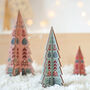 Christmas Tree Set, Folk Design, thumbnail 4 of 4