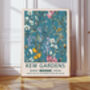 Kew Gardens Blue Flower Art Print, thumbnail 1 of 3