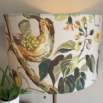 Colourful Exotic Birds Drum Lampshade, 4 of 6