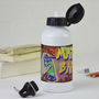 Personalised Graffiti Water Bottle, thumbnail 2 of 4