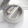 Personalised White Jewellery Case With Tassel, thumbnail 4 of 6