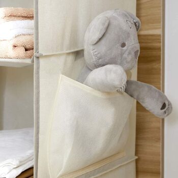 Beige Hanging Wardrobe Storage Organiser, 6 of 7