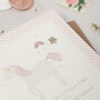 Personalised Unicorn Birthday Card, thumbnail 2 of 3