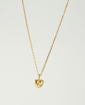 Molten Love Heart Necklace, 4 of 5