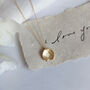 Pressed Flower Daisy Necklace Gold Plated, thumbnail 5 of 9