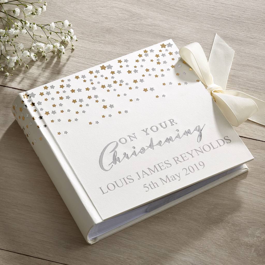 Personalised Christening Photo Album By My 1st Years
