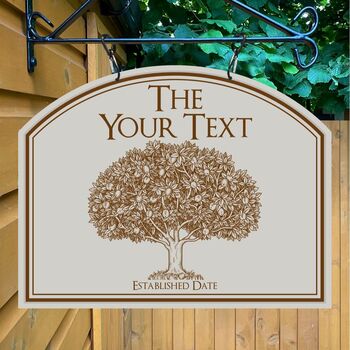Orchard Personalised Home Pub Sign / Man Cave Sign, 5 of 7