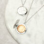 18th Or 21st Birthday One Pence Floral Locket Necklace, thumbnail 5 of 10