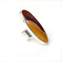 Mookaite Oval Gemstone Ring Set In Sterling Silver, thumbnail 4 of 4